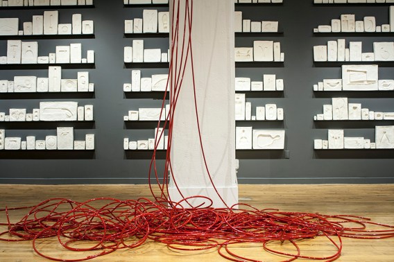 Ordinary Affairs-sugar wall with cords 1